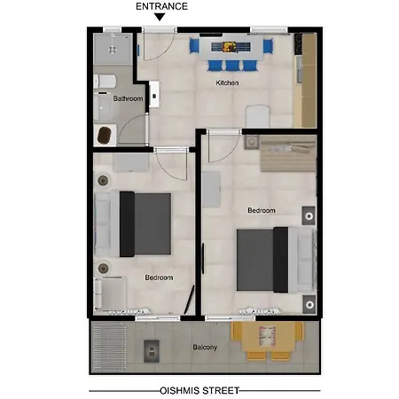 Apartment Sea Breeze Vibes Nea Peramos (Macedonia)